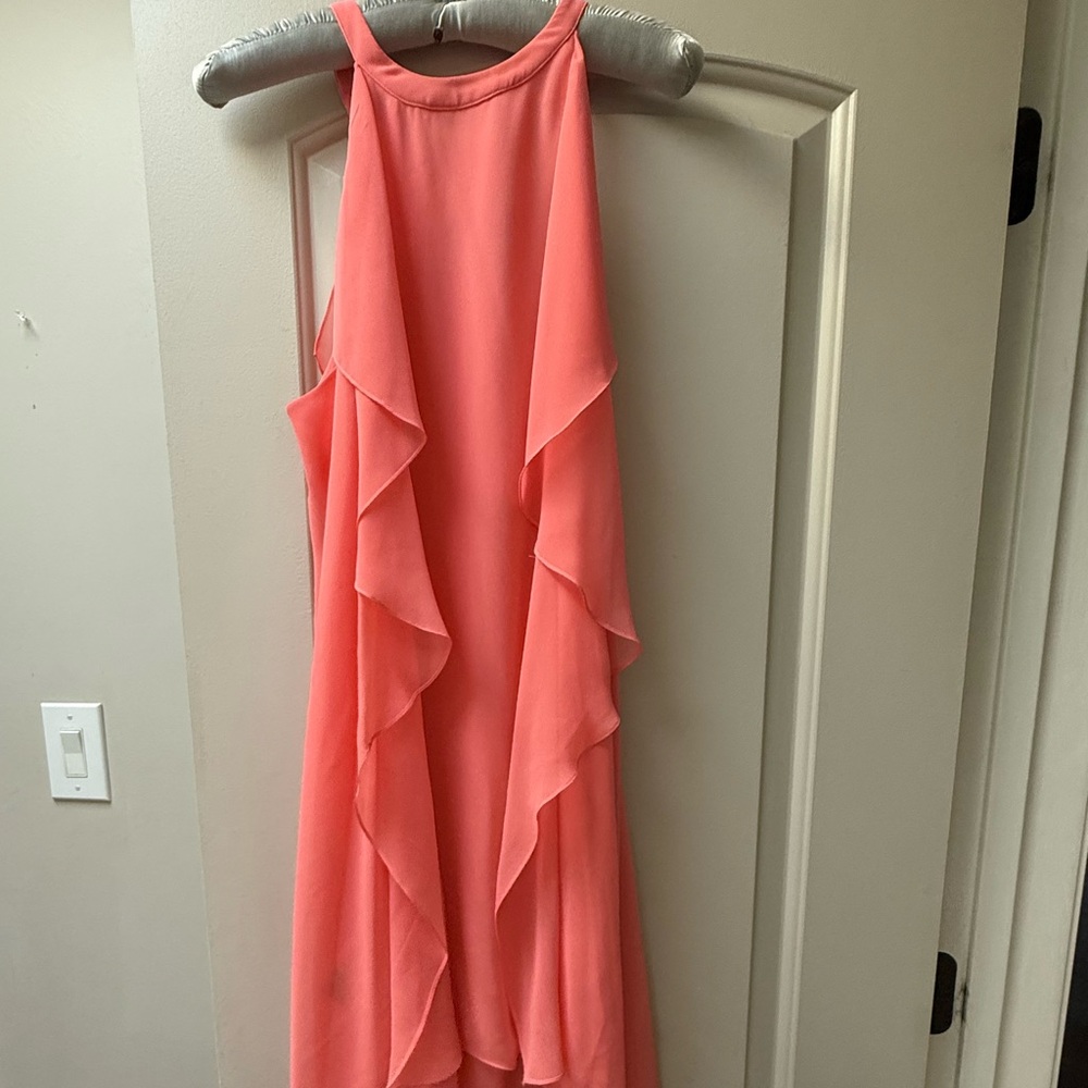 BCBG Coral High Low Dress
